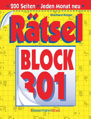 Rätselblock 301 (5 Exemplare à 2,99 €) von Krüger,  Eberhard