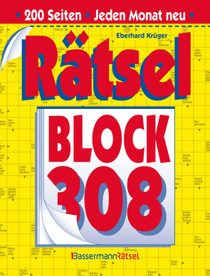 Rätselblock 308 (5 Exemplare à 2,99 €) von Krüger,  Eberhard