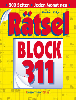 Rätselblock 311 (5 Exemplare à 2,99 €) von Krüger,  Eberhard