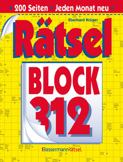 Rätselblock 312 (5 Exemplare à 2,99 €) von Krüger,  Eberhard