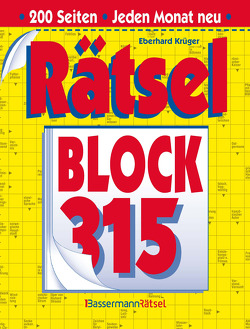 Rätselblock 315 (5 Exemplare à 2,99 €) von Krüger,  Eberhard