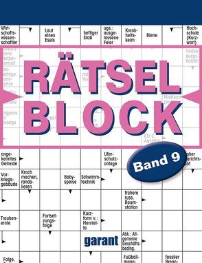 Rätselblock Band 9 von garant Verlag GmbH