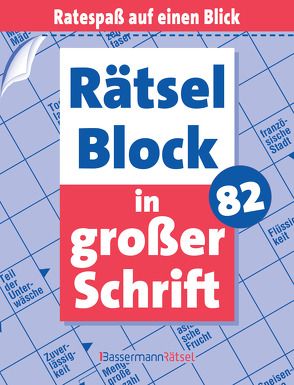 Rätselblock in großer Schrift 82 von Krüger,  Eberhard