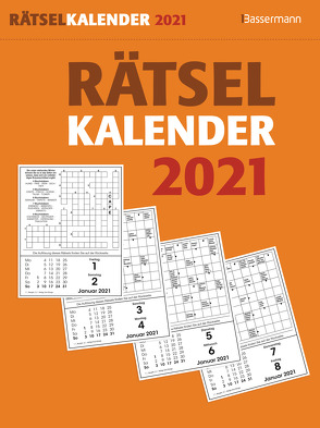 Rätselkalender 2021. Der beliebte Tagesabreißkalender für alle Rätselfreunde von Krüger,  Eberhard