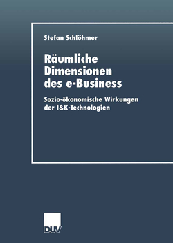 Räumliche Dimensionen des e-Business von Schlöhmer,  Stefan