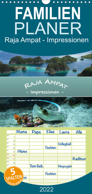 Raja Ampat – Impressionen (Wandkalender 2022 , 21 cm x 45 cm, hoch) von Niemann,  Ute