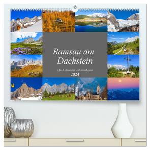 Ramsau am Dachstein (hochwertiger Premium Wandkalender 2024 DIN A2 quer), Kunstdruck in Hochglanz von Kramer,  Christa