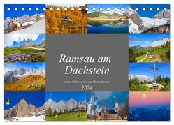 Ramsau am Dachstein (Tischkalender 2024 DIN A5 quer), CALVENDO Monatskalender von Kramer,  Christa