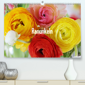 Ranunkeln (Premium, hochwertiger DIN A2 Wandkalender 2021, Kunstdruck in Hochglanz) von Kruse,  Gisela