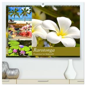 Rarotonga – Trauminsel im Südpazifik. (hochwertiger Premium Wandkalender 2024 DIN A2 quer), Kunstdruck in Hochglanz von Schwarze,  Nina