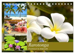 Rarotonga – Trauminsel im Südpazifik. (Tischkalender 2024 DIN A5 quer), CALVENDO Monatskalender von Schwarze,  Nina