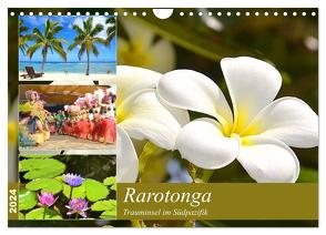 Rarotonga – Trauminsel im Südpazifik. (Wandkalender 2024 DIN A4 quer), CALVENDO Monatskalender von Schwarze,  Nina