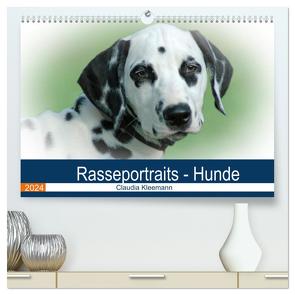 Rasseportraits – Hunde (hochwertiger Premium Wandkalender 2024 DIN A2 quer), Kunstdruck in Hochglanz von Kleemann,  Claudia