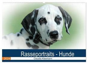 Rasseportraits – Hunde (Wandkalender 2024 DIN A2 quer), CALVENDO Monatskalender von Kleemann,  Claudia