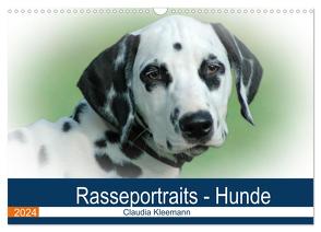 Rasseportraits – Hunde (Wandkalender 2024 DIN A3 quer), CALVENDO Monatskalender von Kleemann,  Claudia