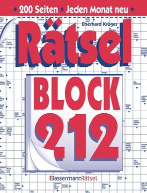 Rätselblock 212 von Krüger,  Eberhard