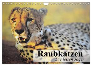 Raubkatzen. Die leisen Jäger (Wandkalender 2024 DIN A4 quer), CALVENDO Monatskalender von Stanzer,  Elisabeth