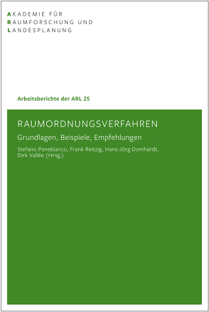 Raumordnungsverfahren von Domhardt,  Hans-Jörg, Panebianco,  Stefano, Reitzig,  Frank, Vallée,  Dirk