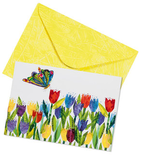 Raupe Nimmersatt Pop-up-Briefkarte Motiv Schmetterling von Carle,  Eric