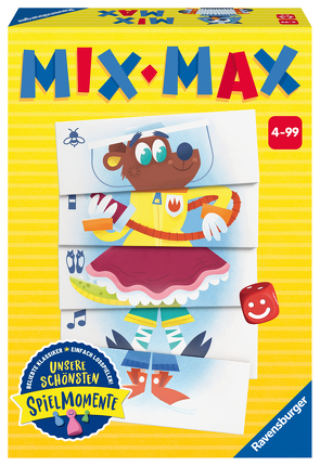 Ravensburger 20855 Mix Max – Tier-Legespiel für 2-6 Spieler ab 4 Jahren