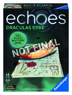 Ravensburger 22360 echoes Draculas Erbe – Audio Mystery Spiel ab 14 Jahren, Erlebnis-Spiel von Dunstan,  Matthew, Neale,  Dave