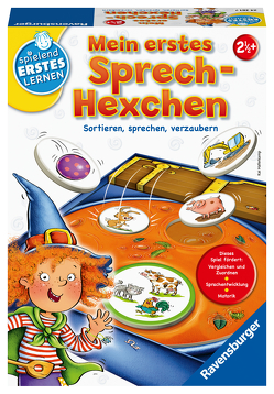 Ravensburger 24361 – Mein erstes Sprech-Hexchen – Sprachspiel für die Kleinen – Spiel für Kinder ab 2 Jahren, Spielend erstes Lernen für 1-4 Spieler von Haferkamp,  Kai