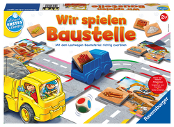 Ravensburger 24726 – Wir spielen Baustelle – Bau-und Zuordnungsspiel für die Kleinen – Spiel für Kinder ab 2 Jahren, Spielend erstes Lernen für 1-2 Spieler von Teubner,  Marco