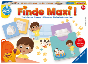 Ravensburger 24737 – Finde Maxi! – Lernspiel für Kinder ab 2,5 Jahren, Spielend Erstes Lernen für 1-2 Spieler von Airoldi,  Giulia, Johnson,  Joyce, Roberson,  Rosie