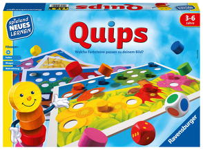 Ravensburger 24920 – Quips – Spielen und Lernen für Kinder, Lernspiel für Kinder von 3-6 Jahren, Spielend Neues Lernen für 2-4 Spieler von Theora Design