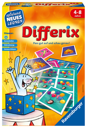 Ravensburger 24930 – Differix – Spielen und Lernen für Kinder, Lernspiel für Kinder von 4-8 Jahren, Spielend Neues Lernen für 1-4 Spieler von Richter,  Elisabeth