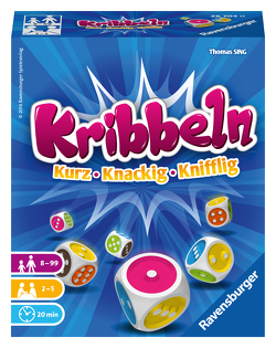 Ravensburger 26704 – Kribbeln, kniffliges Würfelspiel für 2-5 Spieler, Mitbringspiel ab 8 Jahren, die Flotten Kleinen von Sing,  Thomas