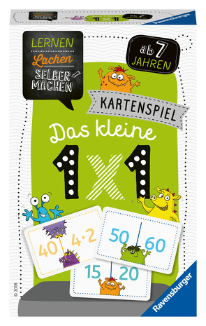 Ravensburger 80350 – Lernen Lachen Selbermachen: Das kleine 1 x 1, Kinderspiel ab 7 Jahren, Lernspiel für 1-4 Spieler, Kartenspiel von Koppers,  Theresia, Spitznagel,  Elke