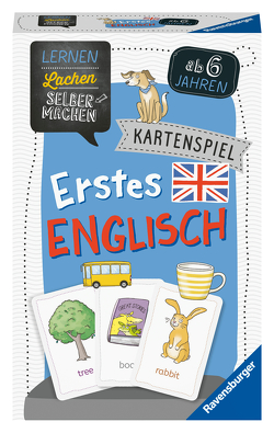 Ravensburger 80543 – Lernen Lachen Selbermachen: Erstes Englisch, Kinderspiel ab 6 Jahren, Lernspiel für 1-4 Spieler, Kartenspiel von Jebautzke,  Kirstin, Koppers,  Theresia