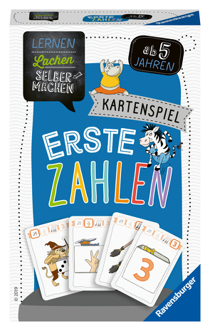 Ravensburger 80658 – Lernen Lachen Selbermachen: Erste Zahlen, Kinderspiel ab 5 Jahren, Lernspiel für 2-4 Spieler, Kartenspiel von Koppers,  Theresia, Siegmund,  Sybille