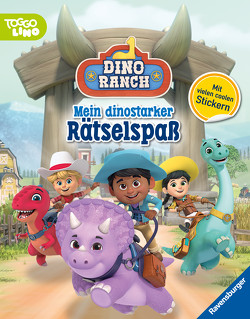 Ravensburger Dino Ranch: Mein dinostarker Rätselspaß – mit Stickern – coole Knobeleien, kreative Beschäftigung mit den Lieblingscharakteren aus der Serie von Anderson,  Lutz