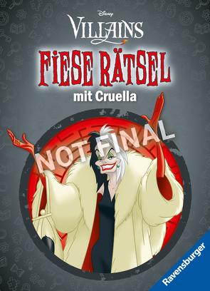 Ravensburger Disney Villains: Fiese Rätsel mit Cruella – Knifflige Rätsel für kluge Köpfe ab 9 Jahren