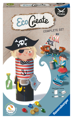 Ravensburger EcoCreate 18130 – Pirates – Kinder ab 6 Jahren