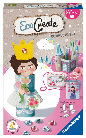 Ravensburger EcoCreate 18131 – Princess – Kinder ab 6 Jahren