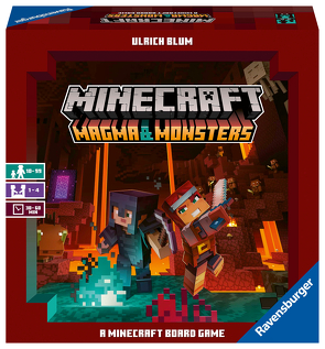 Ravensburger Familienspiel Minecraft Portal Dash, Gesellschaftsspiel für Kinder und Erwachsene, für 2-4 Spieler, Brettspiel ab 10 Jahren von Blum,  Ulrich