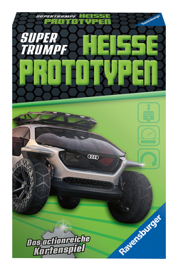 Ravensburger Kartenspiel, Supertrumpf Heiße Prototypen 20694, Quartett und Trumpf-Spiel für Technik-Fans ab 7 Jahren