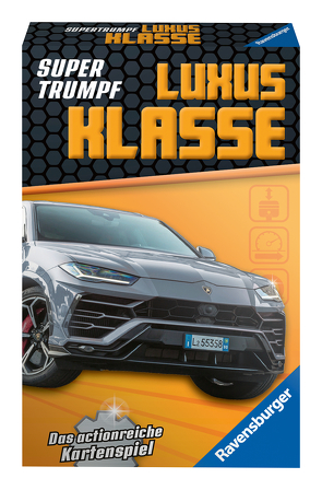 Ravensburger Kartenspiel, Supertrumpf Luxus Klasse 20685, Quartett und Trumpf-Spiel für Technik-Fans ab 7 Jahren