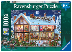 Ravensburger Kinderpuzzle – 12996 Weihnachten zu Hause – Weihnachtspuzzle für Kinder ab 6 Jahren, mit 100 Teilen im XXL-Format