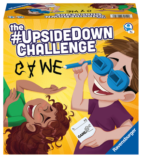 Ravensburger Kinderspiele 20672 – The #UpsideDownChallenge Game – Spaß- und Aktionsspiel für 2 bis 6 Spieler ab 7 Jahren von Zing Global Ltd.