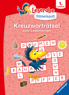 Ravensburger Leserabe Rätselspaß – Kreuzworträtsel zum Lesenlernen – 1. Lesestufe von Merle,  Katrin, Richter,  Martine, Schulmeyer,  Heribert