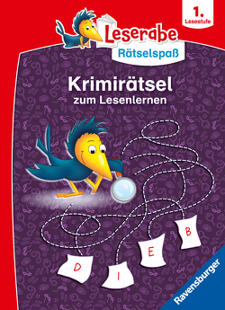 Ravensburger Leserabe Rätselspaß – Krimirätsel zum Lesenlernen ab 6 Jahren – 1. Lesestufe von Göpfert,  Lucie, Richter,  Martine, Schulmeyer,  Heribert