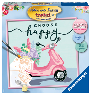 Ravensburger Malen nach Zahlen 20068 – Choose happy – ab 12 Jahren