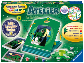 Ravensburger Malen nach Zahlen 20257 – Atelier Dinosaurier – Kinder ab 7 Jahren