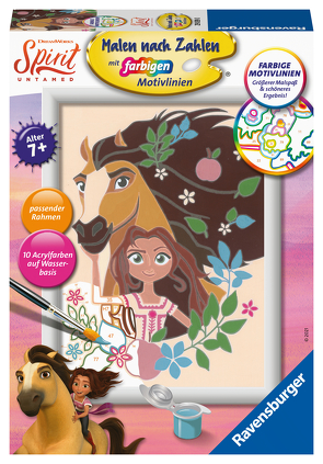 Ravensburger Malen nach Zahlen 29039 – Spirit & Lucky – Kinder ab 7 Jahren