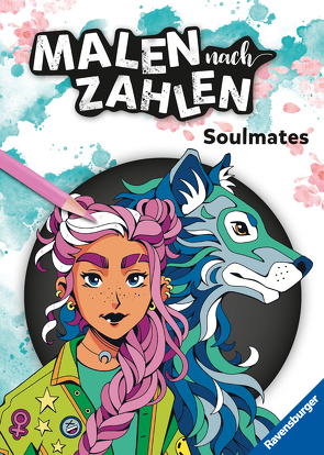 Ravensburger Malen nach Zahlen Soulmates – Manga – Anime – 32 Motive abgestimmt auf Buntstiftsets mit 24 Farben (Stifte nicht enthalten) – Malbuch mit nummerierten Ausmalfeldern für fortgeschrittene Fans der Reihe von Becker,  Karoline Julia