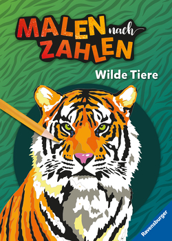 Ravensburger Malen nach Zahlen Wilde Tiere – 32 Motive abgestimmt auf Buntstiftsets mit 24 Farben (Stifte nicht enthalten) – Malbuch mit nummerierten Ausmalfeldern für fortgeschrittene Fans der Reihe von Coenen,  Sebastian